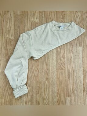 Zara Cream Scoop Neck Sweater - Women's Soft Knit